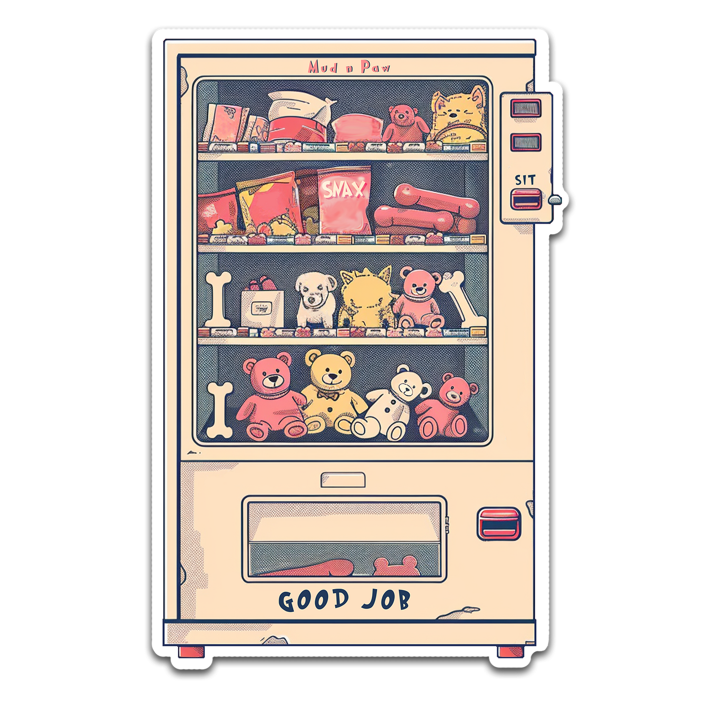 Treat Machine Sticker