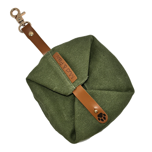 Wax Canvas Travel Bowl